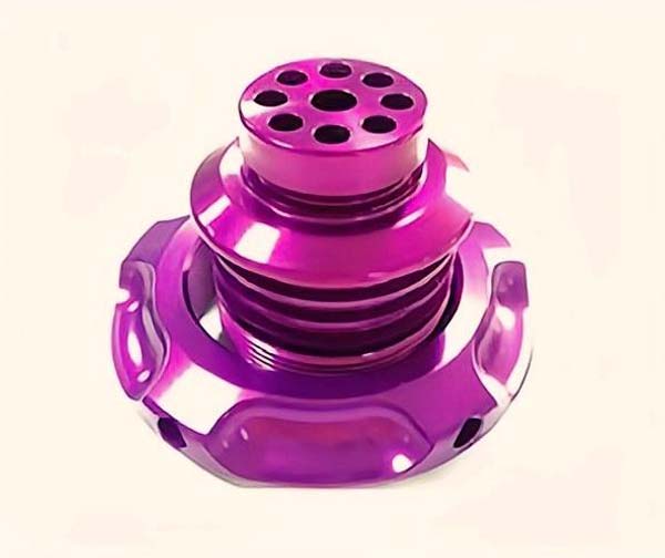 colorful anodizing aluminum cnc turning parts