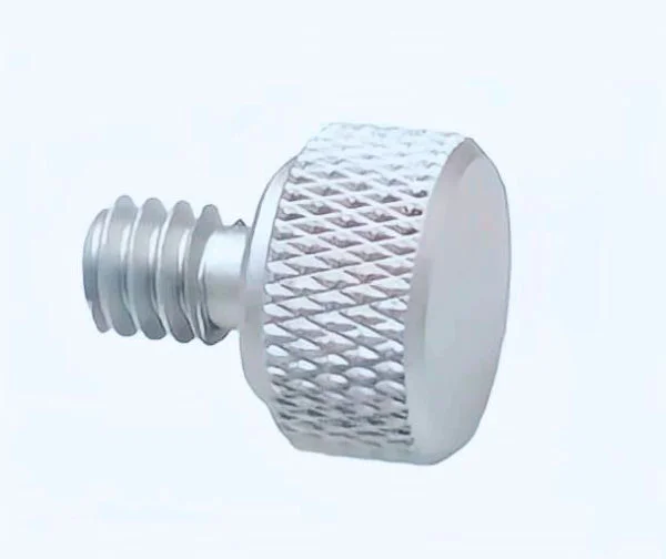 Stainless Steel CNC Turning Knurling Parts Knurled Head Screw M3