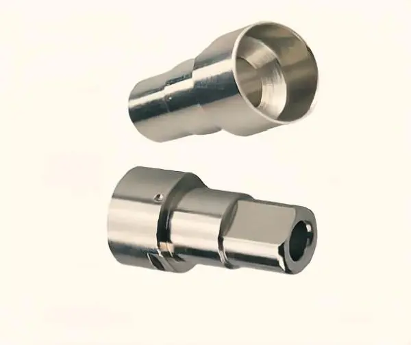 oem machining cnc lathing stainless steel connectors for electronic