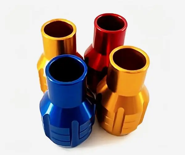 anodized colorful color small aluminum machining parts for motorcycle