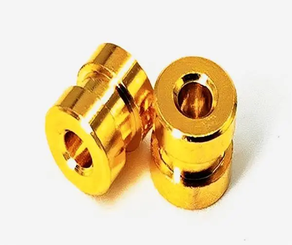 Gold plated Brass CNC Lathing Parts Machined Brass Bush for Beauty  Equipment - YS COMPANY LIMITED