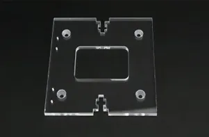 low volume molded silicone component
