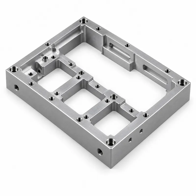 CNC Machining an Aluminum Fixture for Automation Equipment