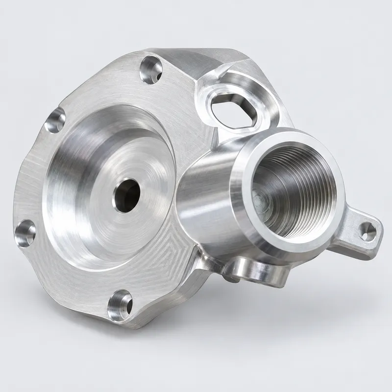 5-Axis CNC Aluminum Prototype for Mechanical Equipment Testing