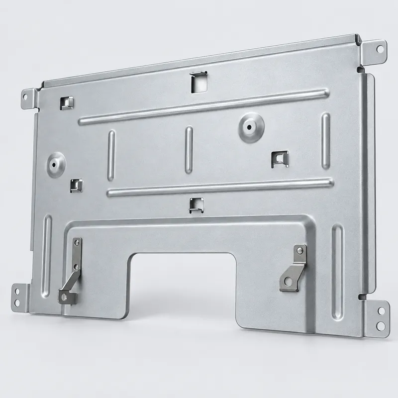 Prototype Sheet Metal Chassis Panel with Trial Tooling