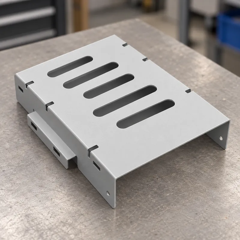 Steel Sheet Metal Protective Cover Prototype for Electronic Equipment
