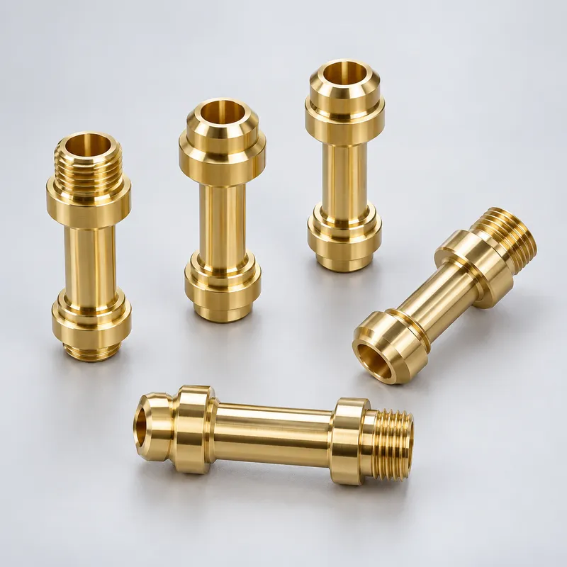 Custom Brass CNC Turned Parts for Electronic Products