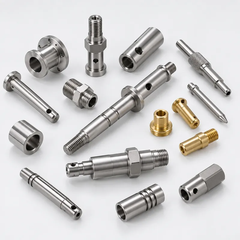 Precision CNC Turned Shafts for Mechanical Equipment
