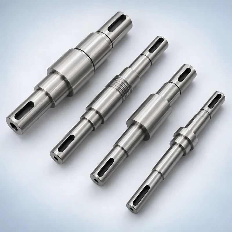 Custom Stainless Steel Turn-Milled Shafts for Industrial Equipment