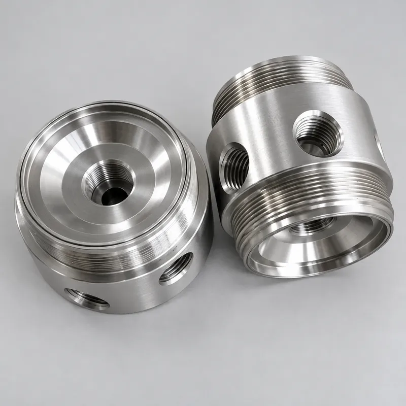 Custom 316 Stainless Steel Turn-Mill Component for Optical Equipment
